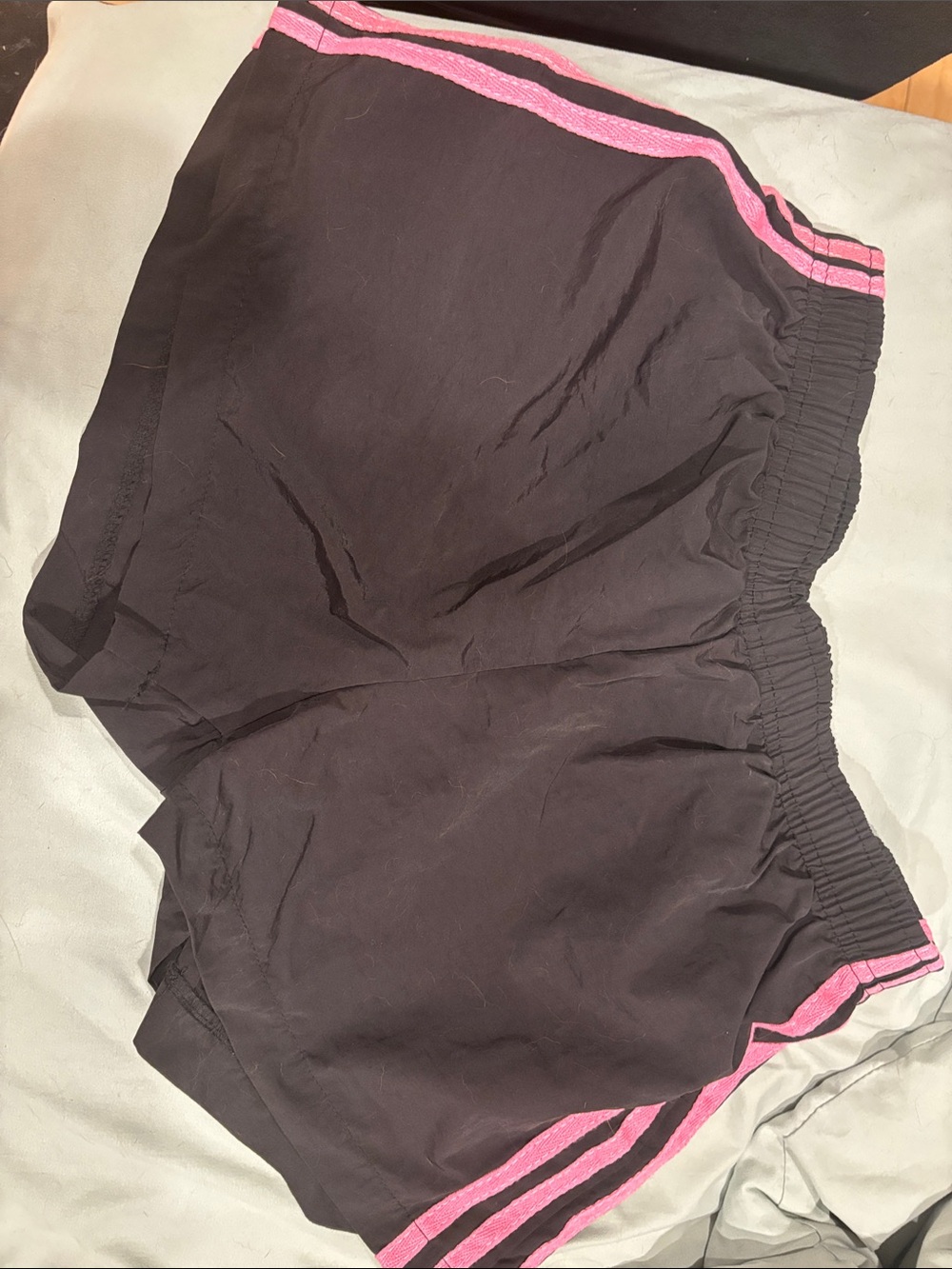 Mossimo Athletic Shorts in Black & Pink Size Medium